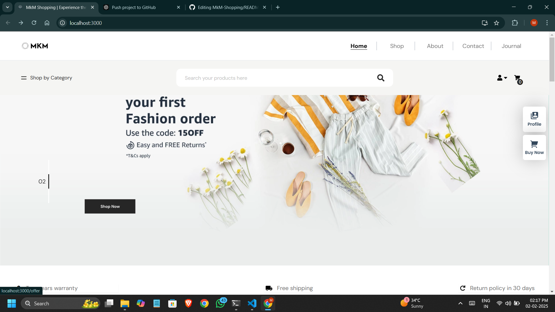 MkM Shopping Platform
