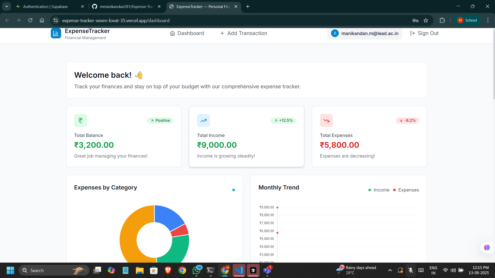 Expense Tracker